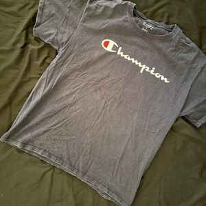 Navy blue champion shirt